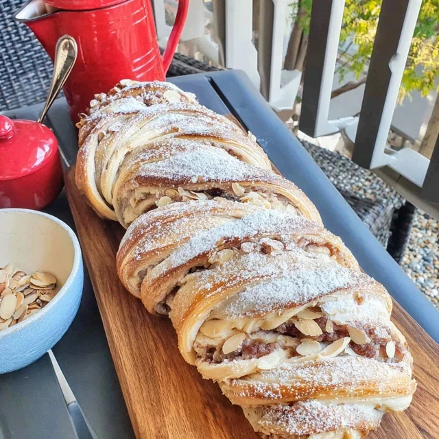 Kardemomme Kringle med Mandelkrem