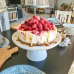 Bringebær-cheesecake uten steking