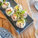 California roll med agurk og avokado