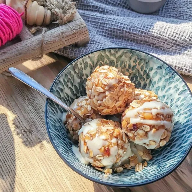 Energikuler med havregryn og honning