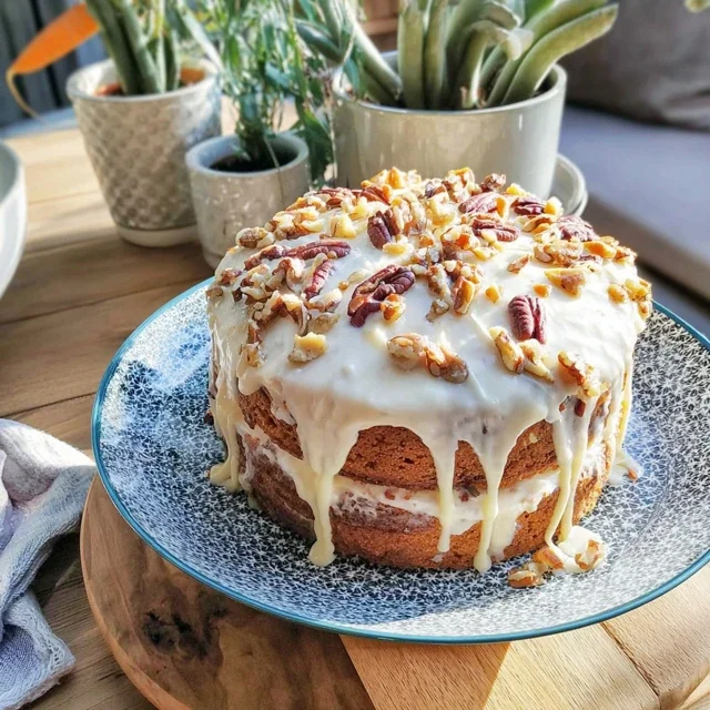 Gulrotkake med kremost-frosting