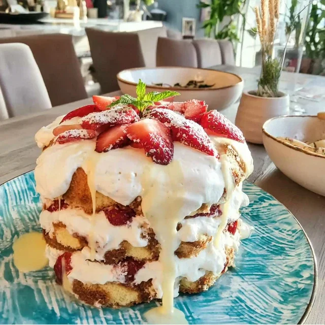 Jordbærtiramisu med mascarpone