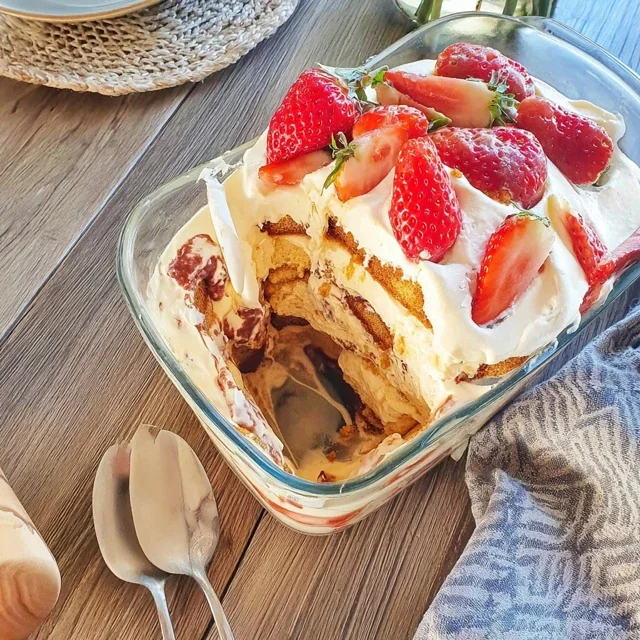 Jordbærtiramisu med mascarpone
